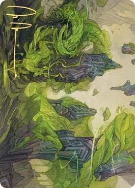 Reclaim the Wastes Art Card (Gold-Stamped Signature) (72) (Art Series: Zendikar Rising)