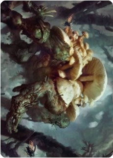 Swarm Shambler Art Card (73) (Art Series: Zendikar Rising)