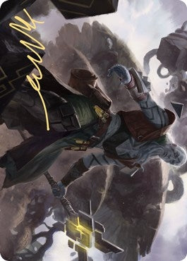 Orah, Skyclave Hierophant Art Card (Gold-Stamped Signature) (79) (Art Series: Zendikar Rising)