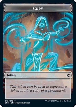Copy // Kor Warrior Double-Sided Token (12 // 4) (Zendikar Rising)