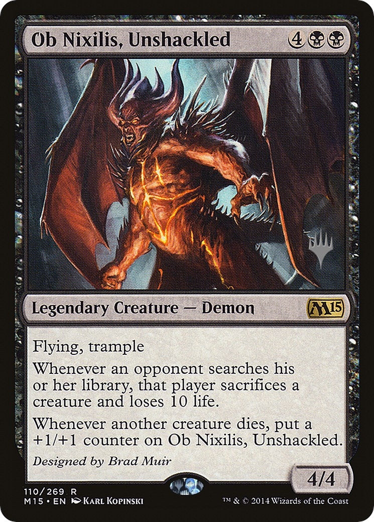 Ob Nixilis, Unshackled (110) (Promo Pack: Zendikar Rising)