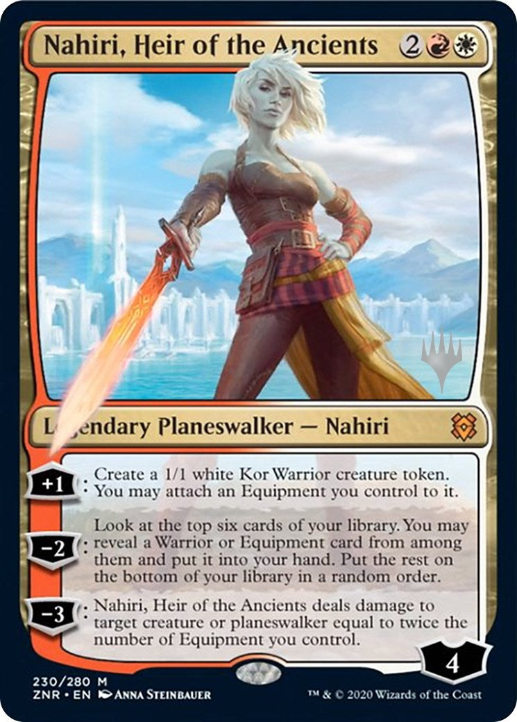 Nahiri, Heir of the Ancients (230) (Promo Pack: Zendikar Rising)