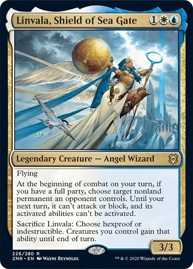 Linvala, Shield of Sea Gate (226) (Promo Pack: Zendikar Rising)