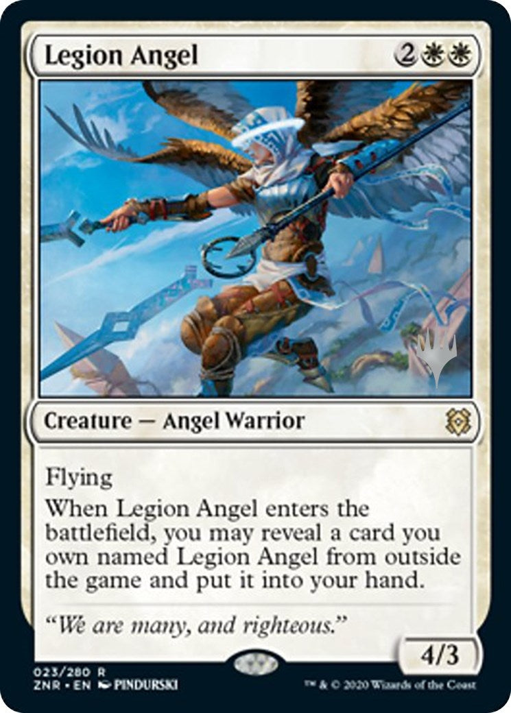 Legion Angel (23) (Promo Pack: Zendikar Rising)