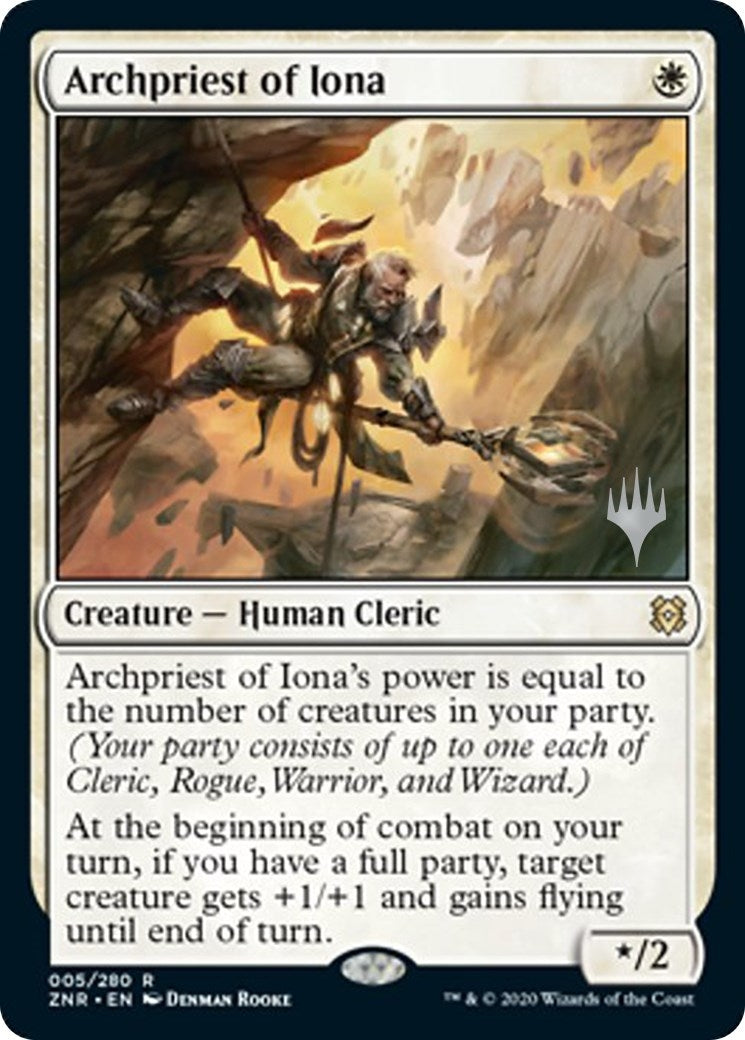 Archpriest of Iona (5) (Promo Pack: Zendikar Rising)