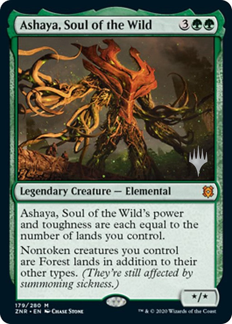 Ashaya, Soul of the Wild (179) (Promo Pack: Zendikar Rising)