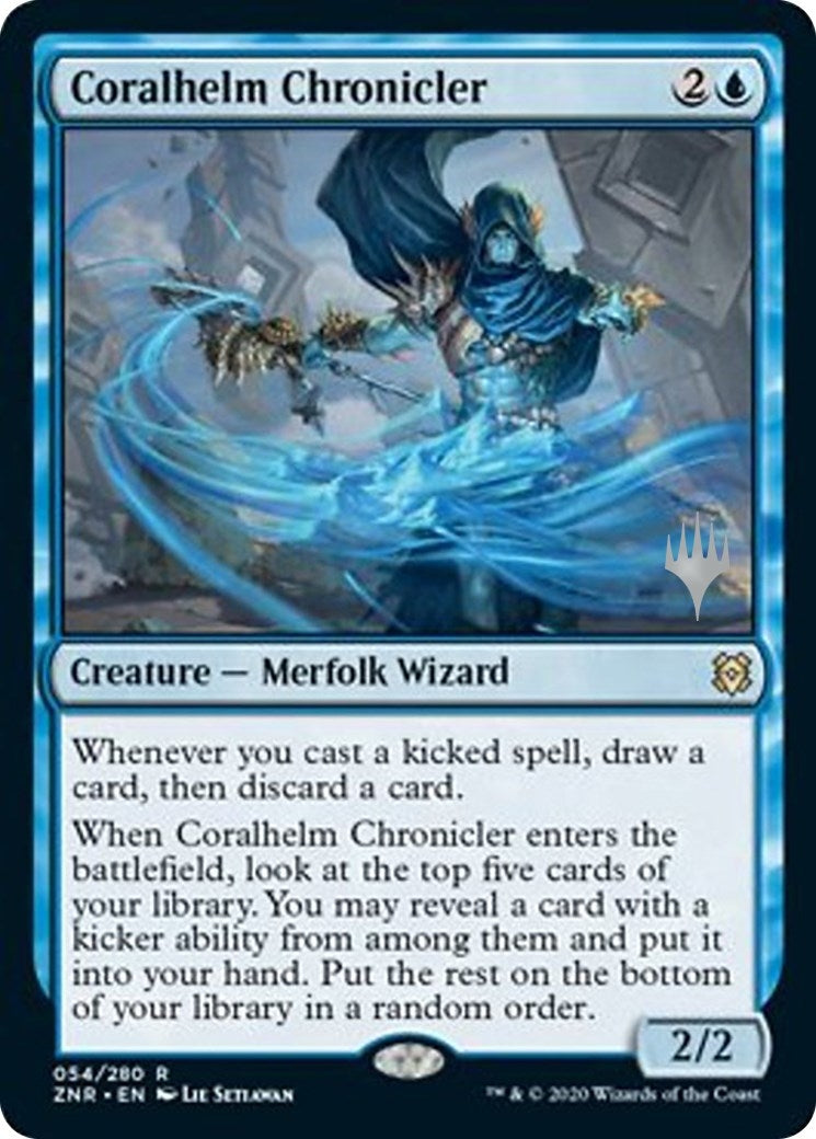 Coralhelm Chronicler (54) (Promo Pack: Zendikar Rising)
