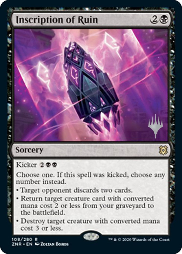 Inscription of Ruin (108) (Promo Pack: Zendikar Rising)