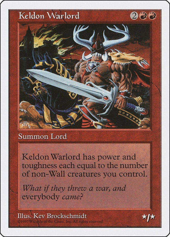 Keldon Warlord (Fifth Edition)