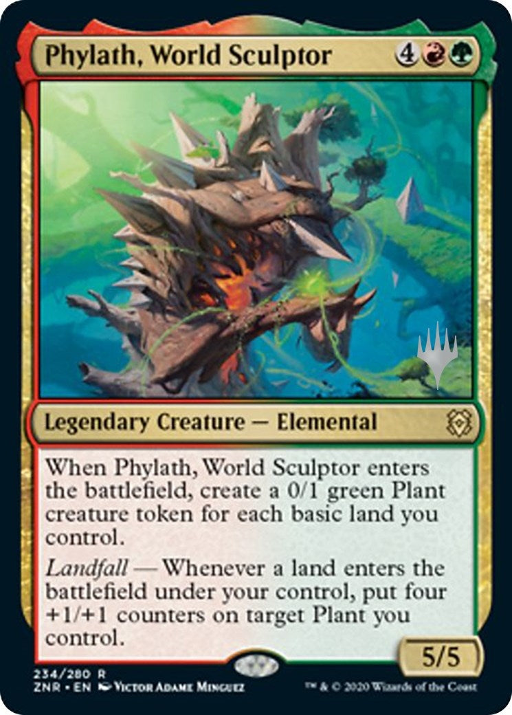 Phylath, World Sculptor (234) (Promo Pack: Zendikar Rising)