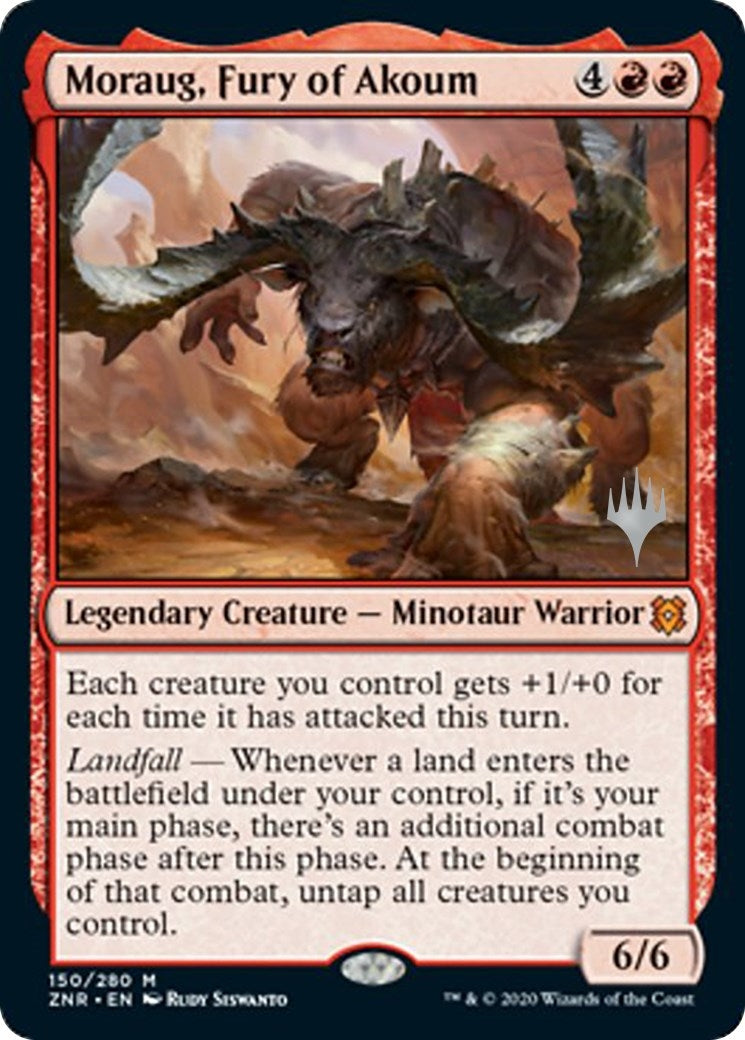 Moraug, Fury of Akoum (150) (Promo Pack: Zendikar Rising)