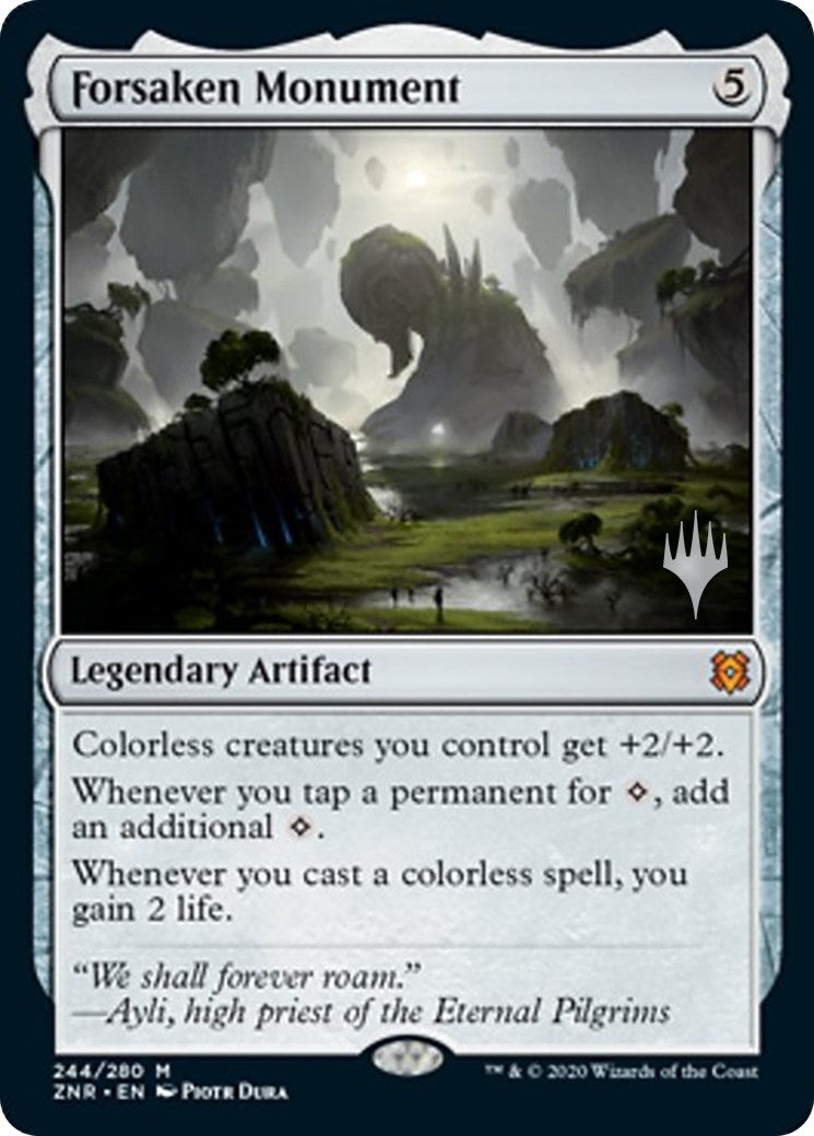 Forsaken Monument (244) (Promo Pack: Zendikar Rising)