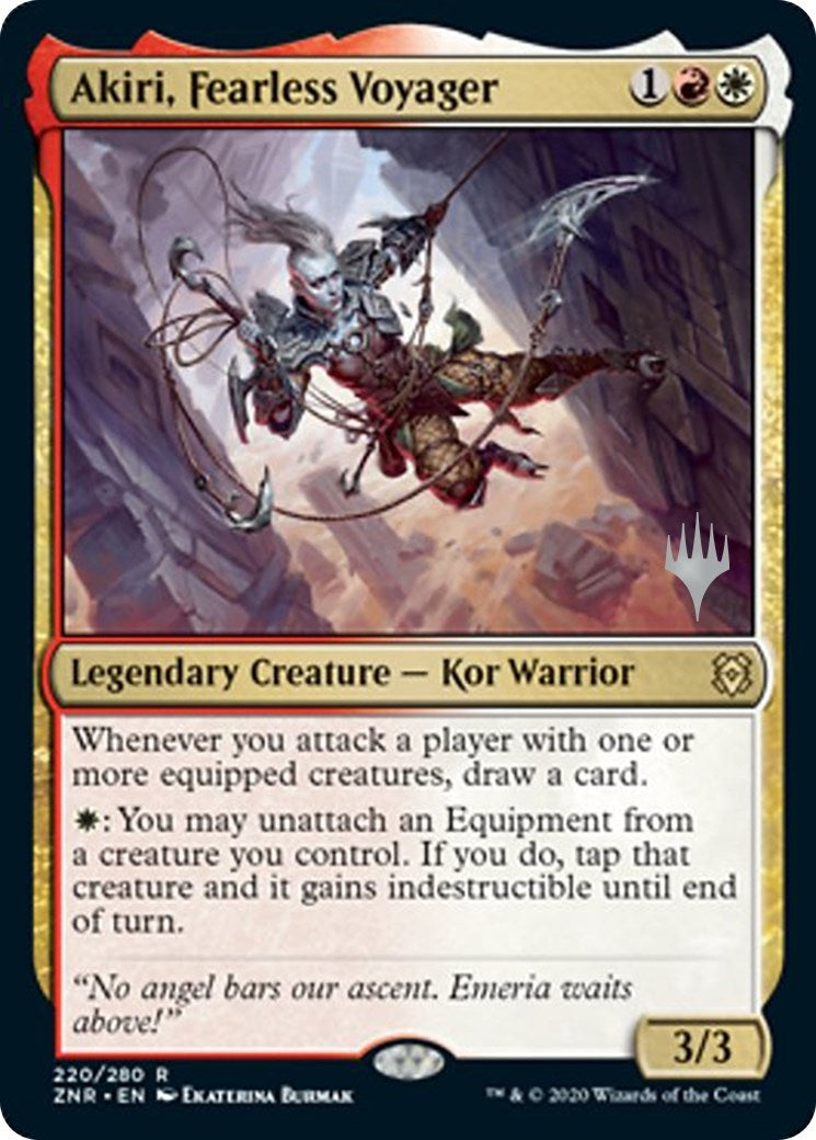Akiri, Fearless Voyager (220) (Promo Pack: Zendikar Rising)