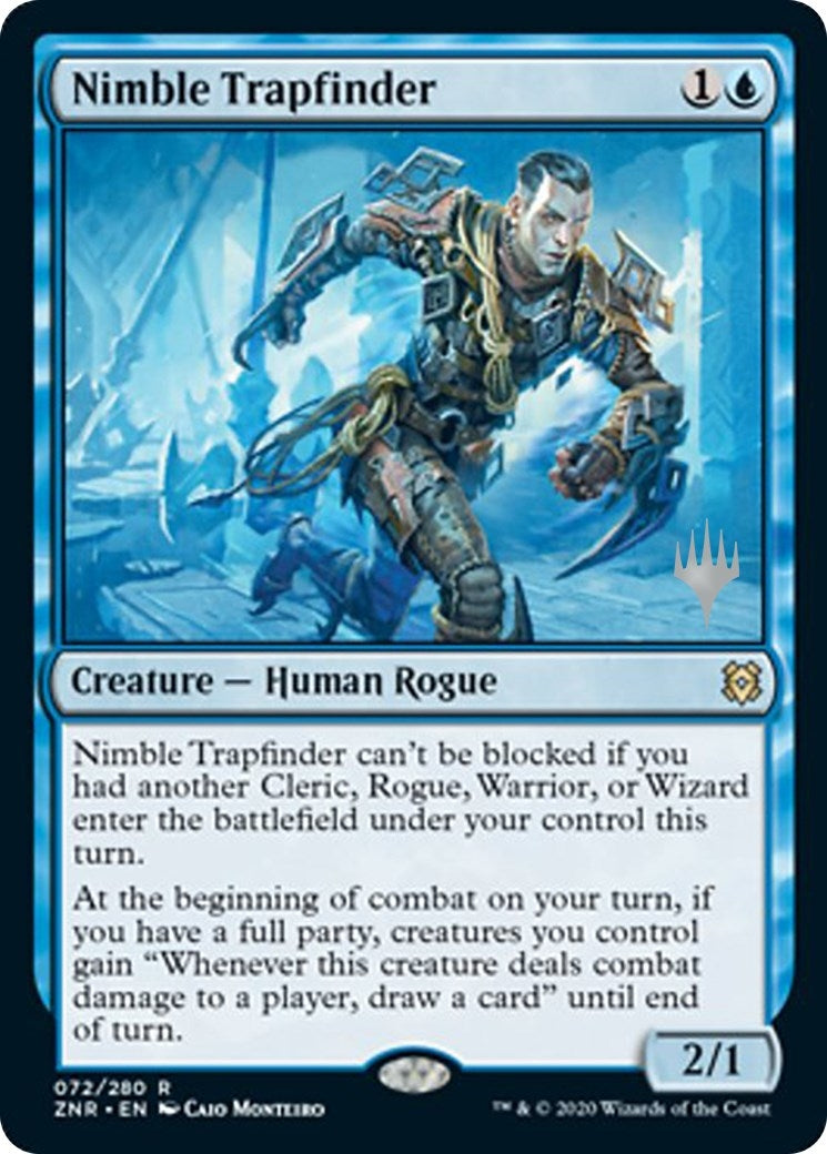 Nimble Trapfinder (72) (Promo Pack: Zendikar Rising)