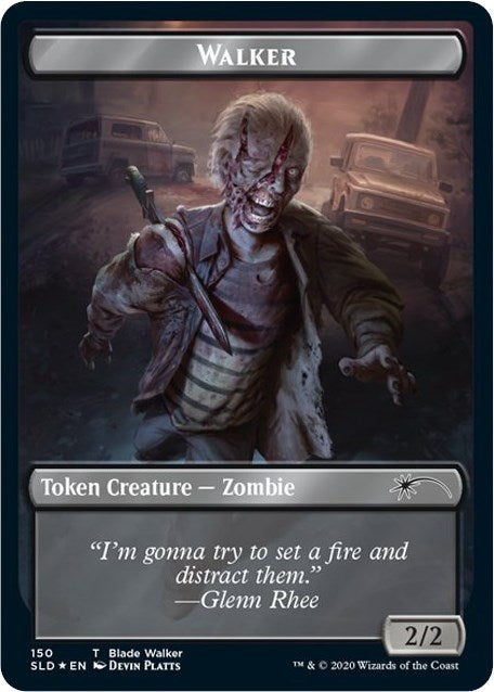 Walker (Blade Walker // Winslow) Double-sided Token (150) (Secret Lair Drop Series)