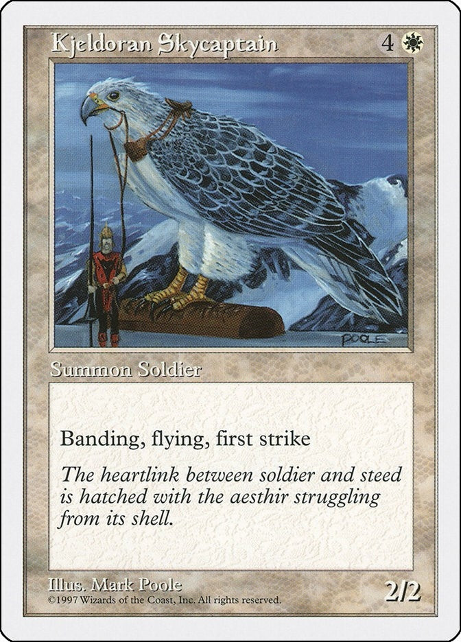 Kjeldoran Skycaptain (Fifth Edition)