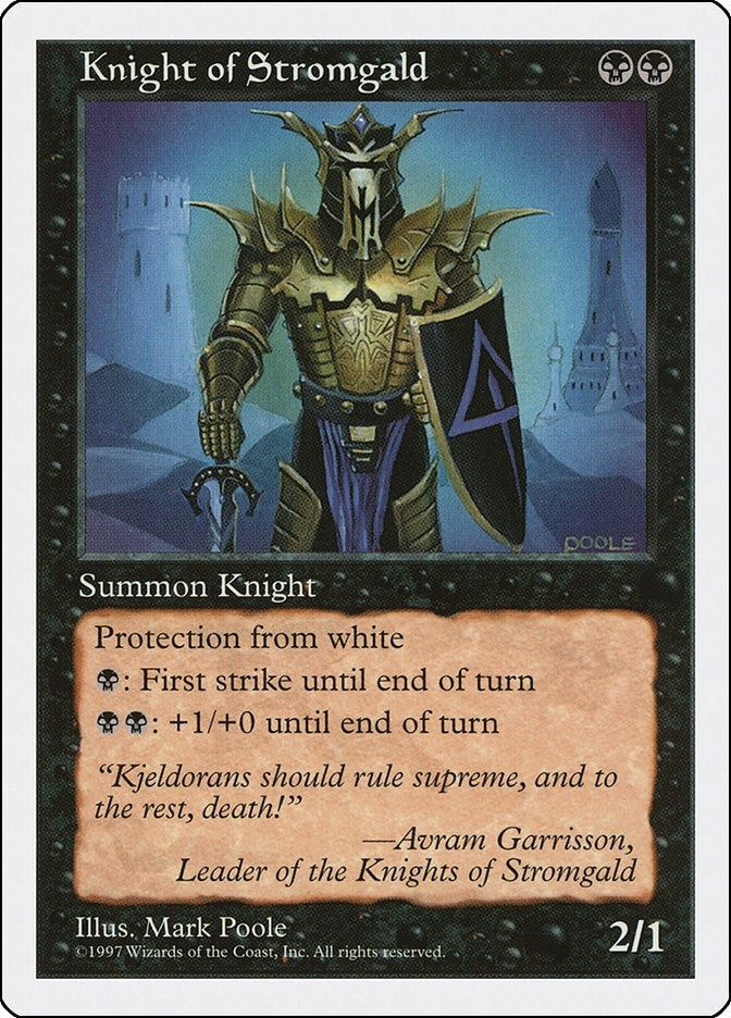 Knight of Stromgald (Fifth Edition)