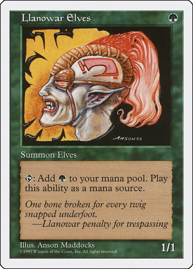Llanowar Elves (Fifth Edition)