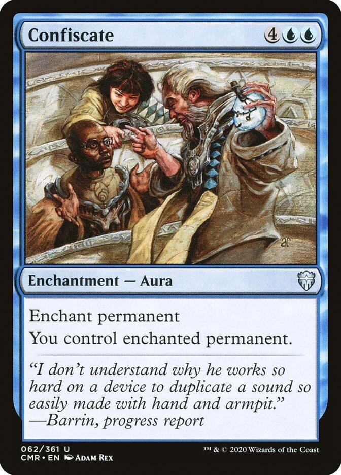 Image for Confiscate (62) (Commander Legends) - Magic: The Gathering