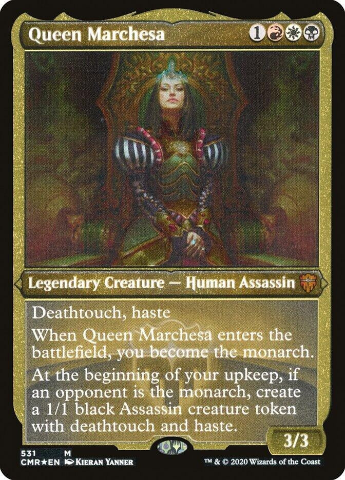 Queen Marchesa (Foil Etched) (531) (Commander Legends)