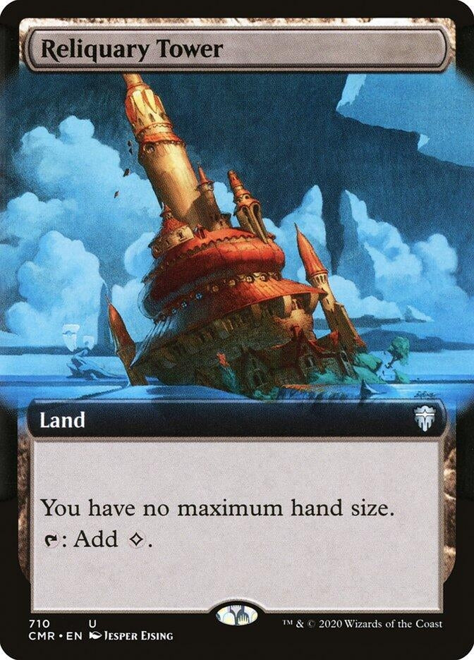 Reliquary Tower (Extended Art) (710) (Commander Legends)