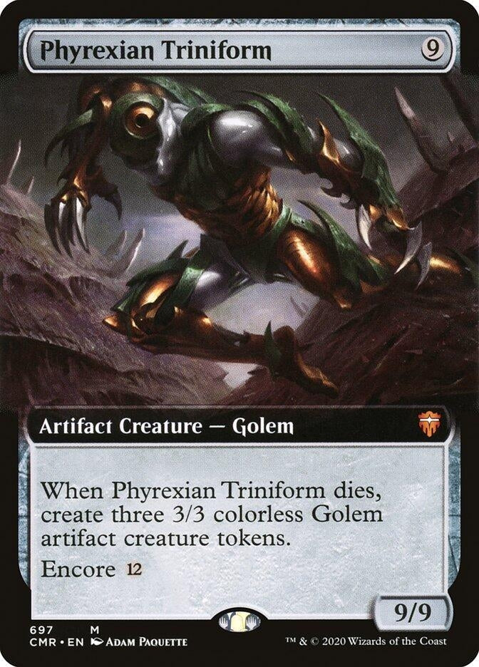 Phyrexian Triniform (Extended Art) (697) (Commander Legends)