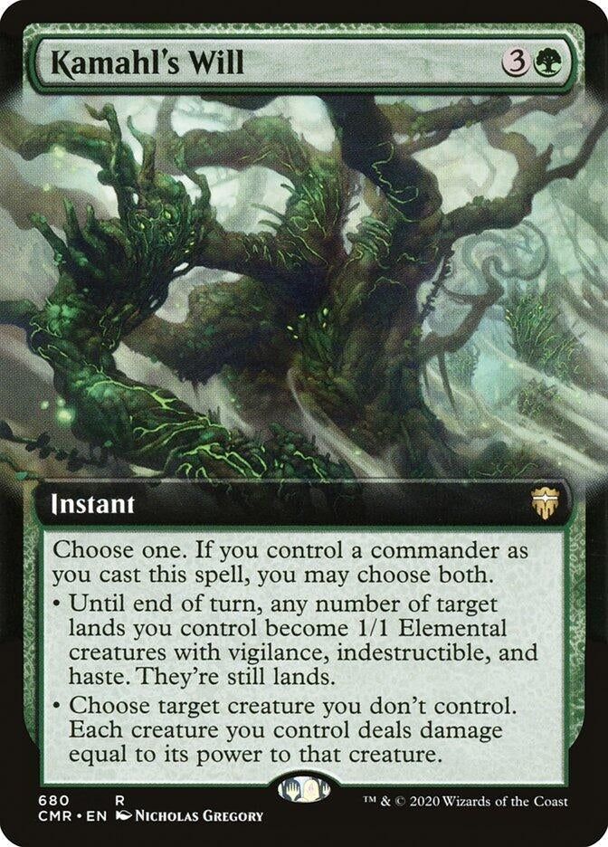 Kamahl's Will (Extended Art) (680) (Commander Legends)
