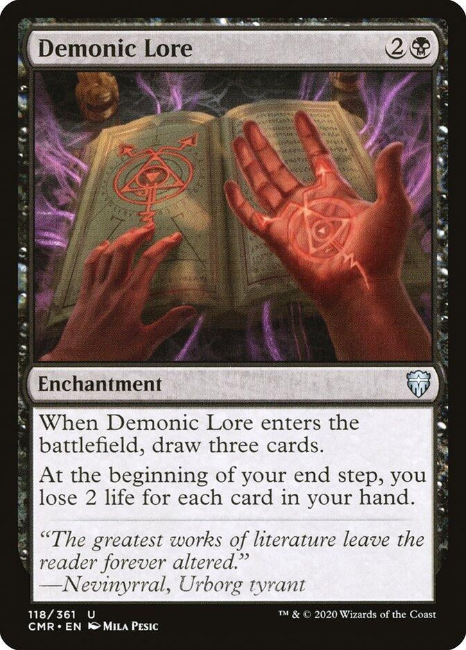 Demonic Lore (118) (Commander Legends)