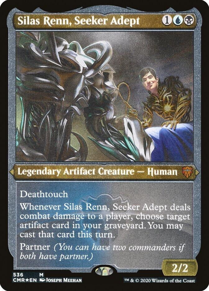 Silas Renn, Seeker Adept (Foil Etched) (536) (Commander Legends)
