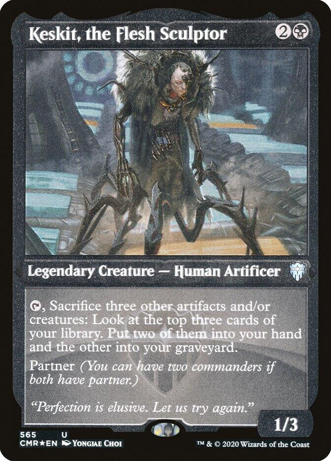 Keskit, the Flesh Sculptor (Foil Etched) (565) (Commander Legends)