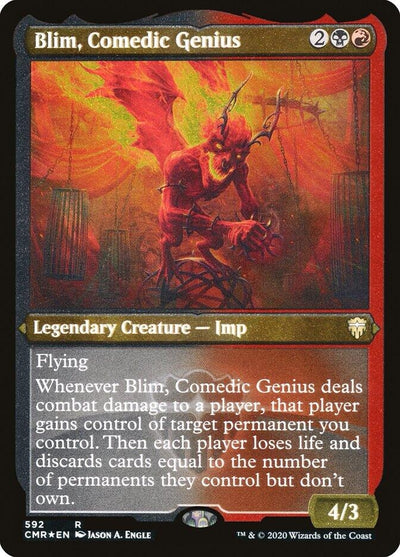 Blim, Comedic Genius (Foil Etched) (592) (Commander Legends)