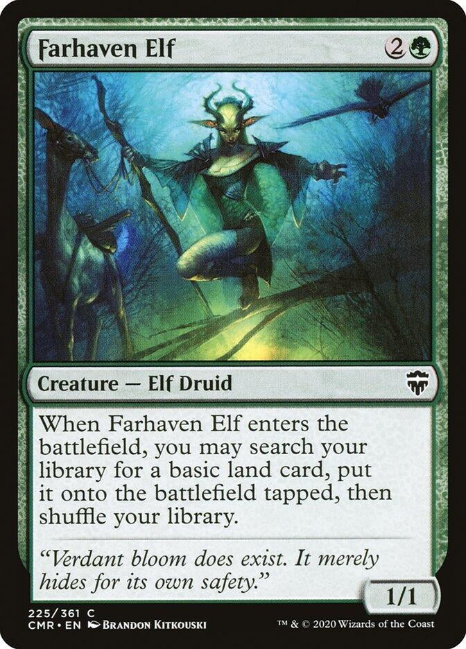 Image for Farhaven Elf (225) (Commander Legends) - Magic: The Gathering
