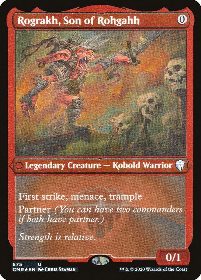 Rograkh, Son of Rohgahh (Foil Etched) (575) (Commander Legends)
