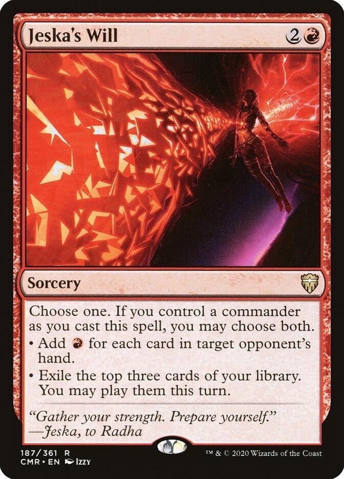 Image for Jeska's Will (187) (Commander Legends) - Magic: The Gathering