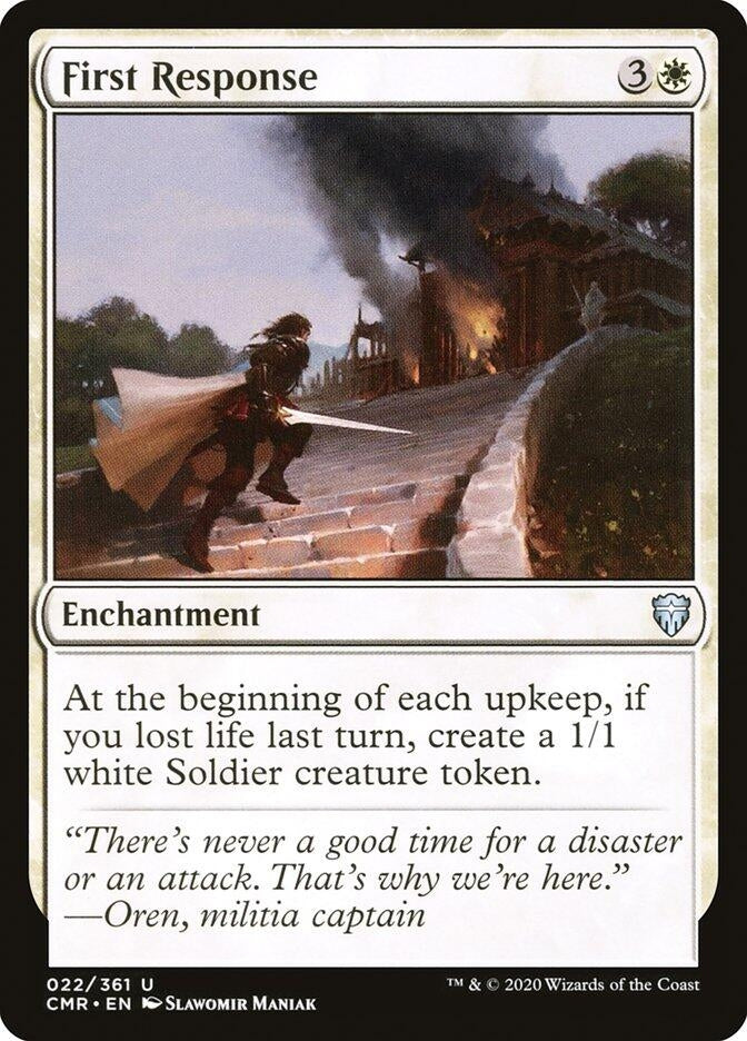 Image for First Response (22) (Commander Legends) - Magic: The Gathering