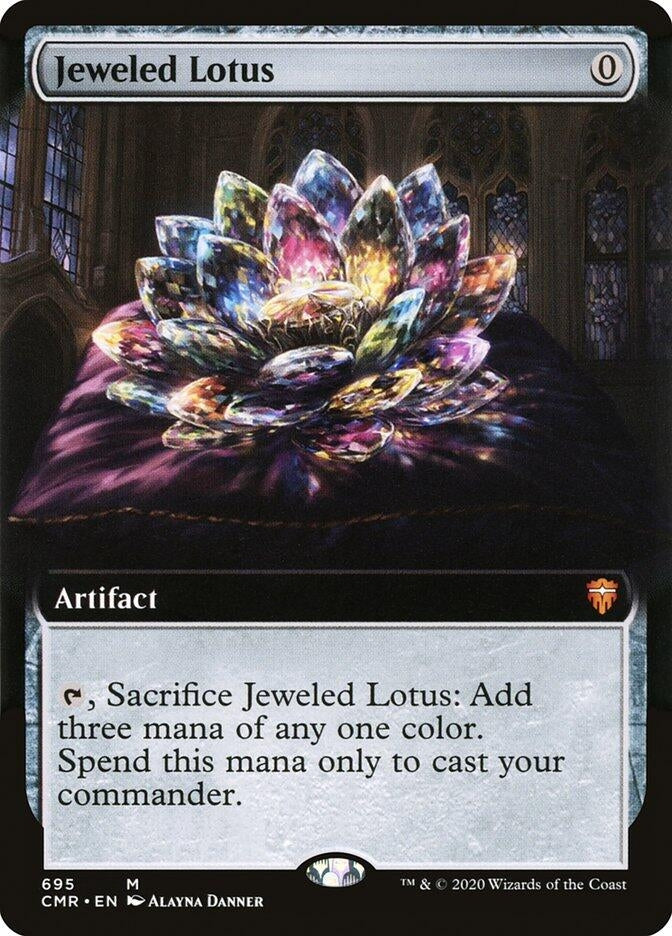 Jeweled Lotus (Extended Art) (695) (Commander Legends)