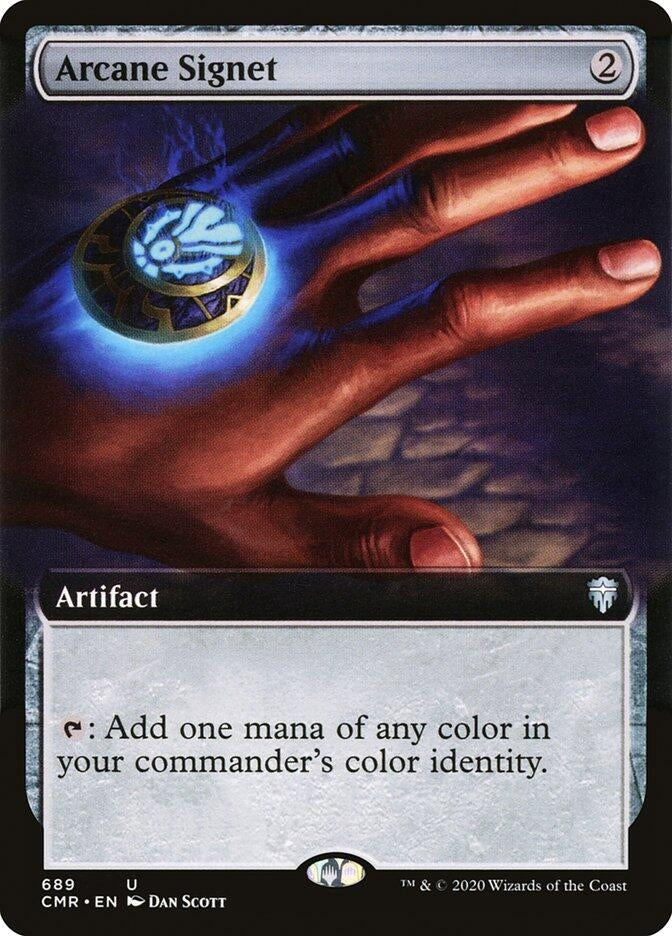 Arcane Signet (Extended Art) (689) (Commander Legends)
