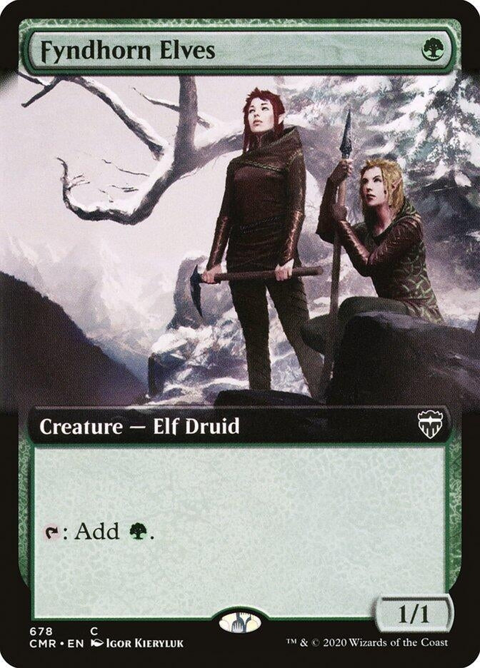 Fyndhorn Elves (Extended Art) (678) (Commander Legends)