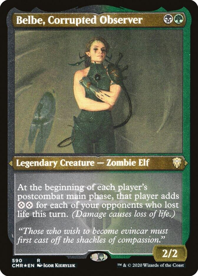 Belbe, Corrupted Observer (Foil Etched) (590) (Commander Legends)
