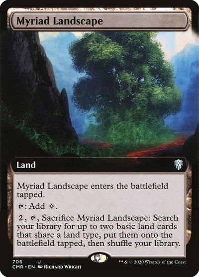 Myriad Landscape (Extended Art) (706) (Commander Legends)