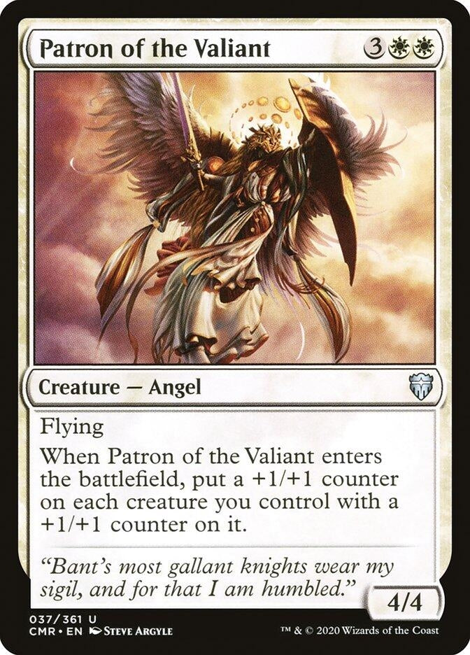 Image for Patron of the Valiant (37) (Commander Legends) - Magic: The Gathering