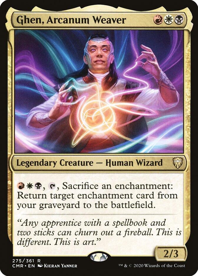 Image for Ghen, Arcanum Weaver (275) (Commander Legends) - Magic: The Gathering