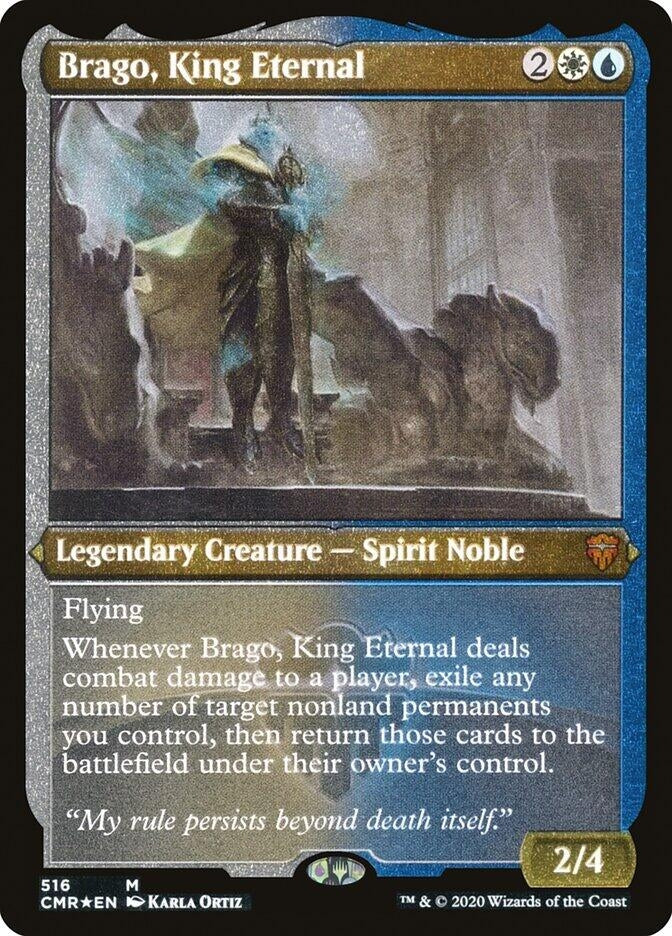 Brago, King Eternal (Foil Etched) (516) (Commander Legends)