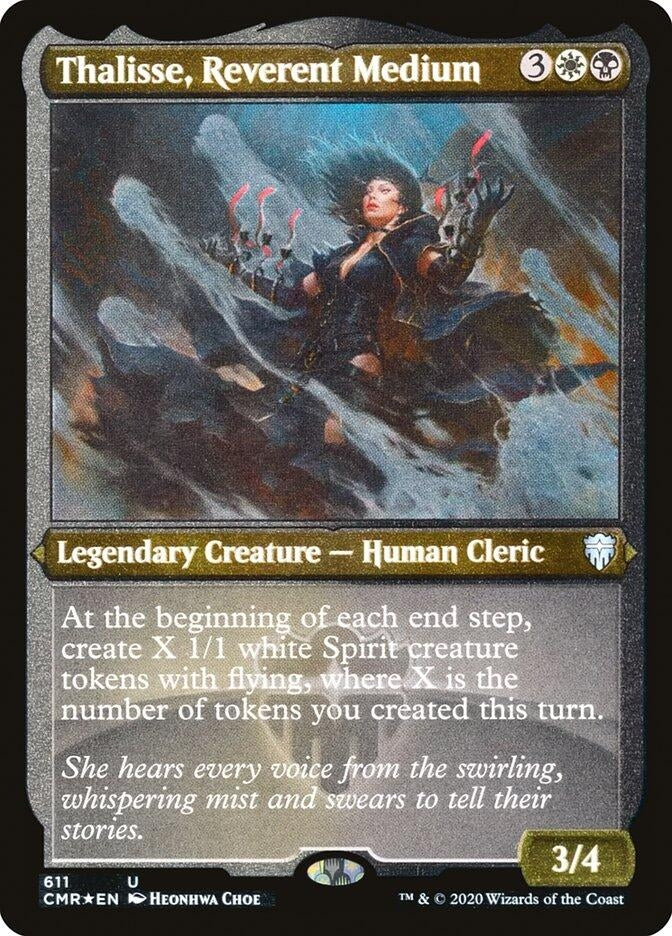 Thalisse, Reverent Medium (Foil Etched) (611) (Commander Legends)