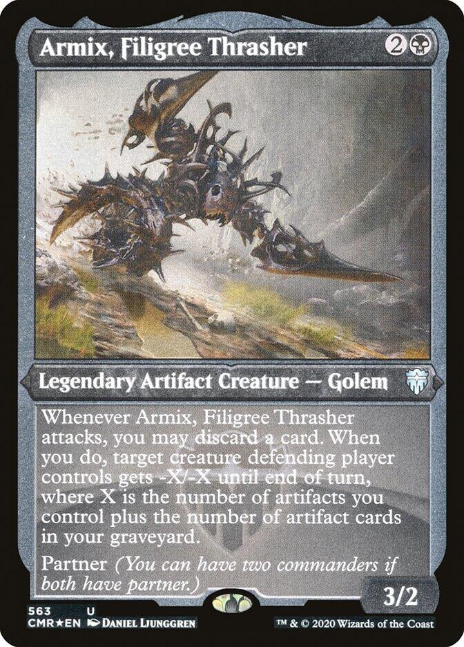 Armix, Filigree Thrasher (Foil Etched) (563) (Commander Legends)
