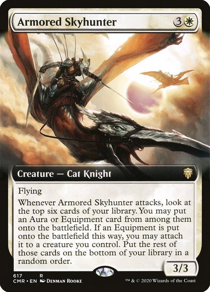 Armored Skyhunter (Extended Art) (617) (Commander Legends)