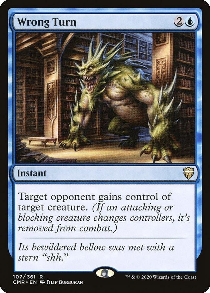 Image for Wrong Turn (107) (Commander Legends) - Magic: The Gathering