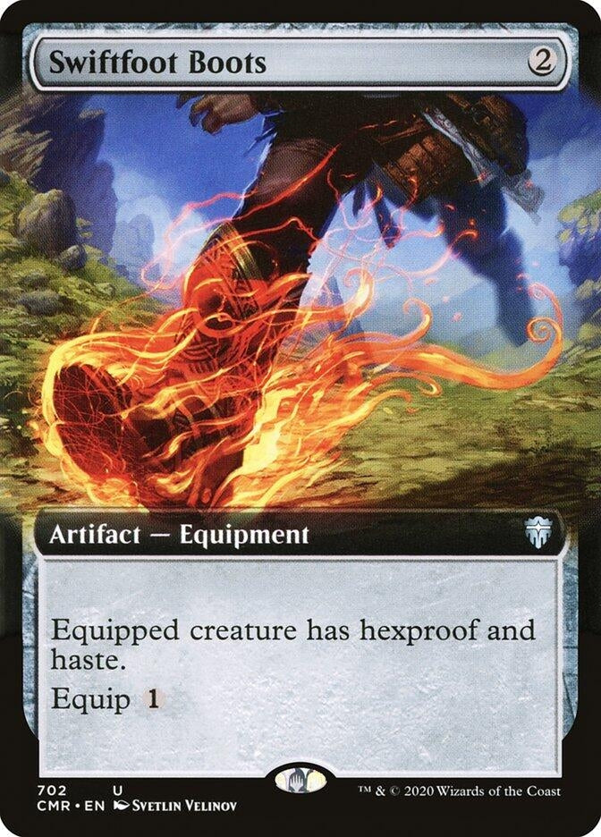 Swiftfoot Boots (Extended Art) (702) (Commander Legends)