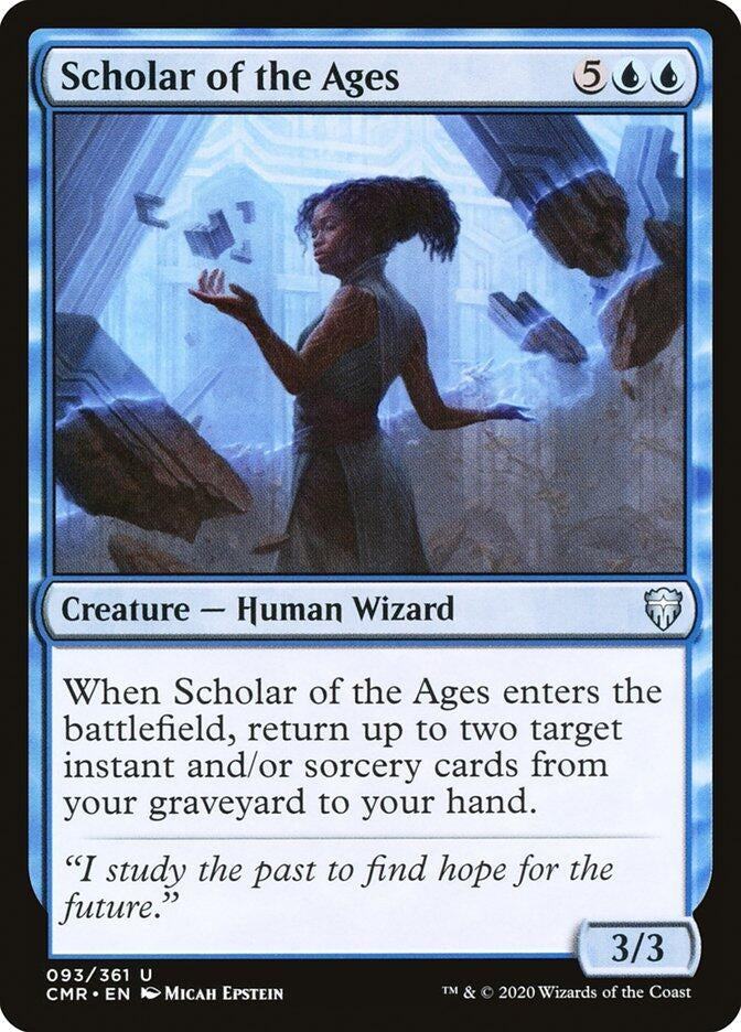 Image for Scholar of the Ages (93) (Commander Legends) - Magic: The Gathering