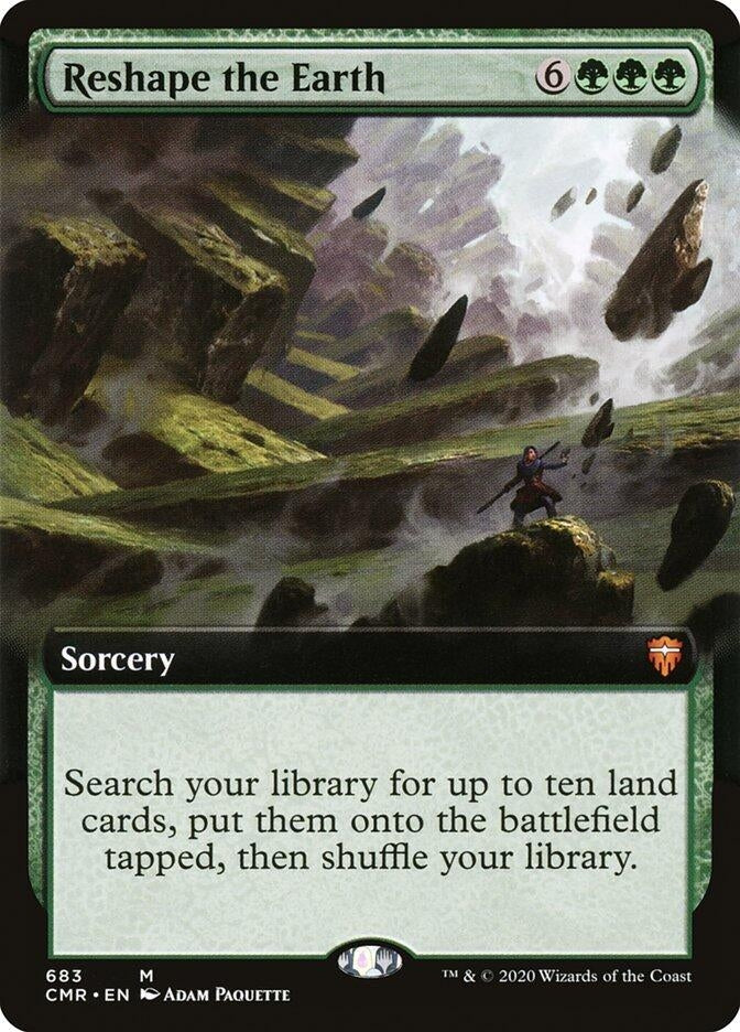 Reshape the Earth (Extended Art) (683) (Commander Legends)